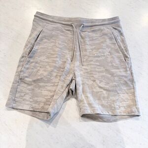 Alphalete Men's Light Gray Camo Athletic Shorts